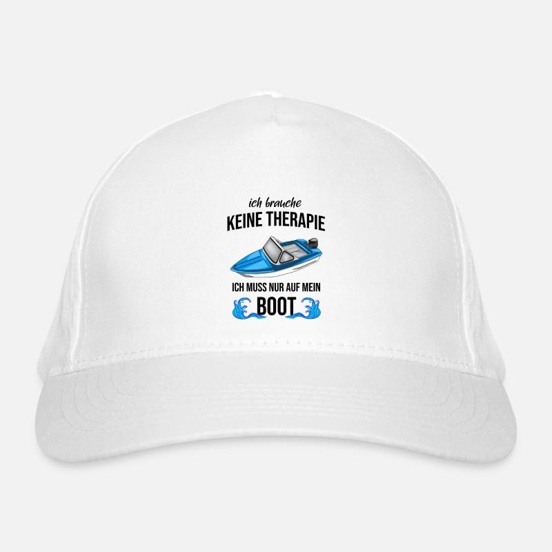 Boot - Ich brauche keine Therapie, nur mein Boot Bio-Baseballkappe