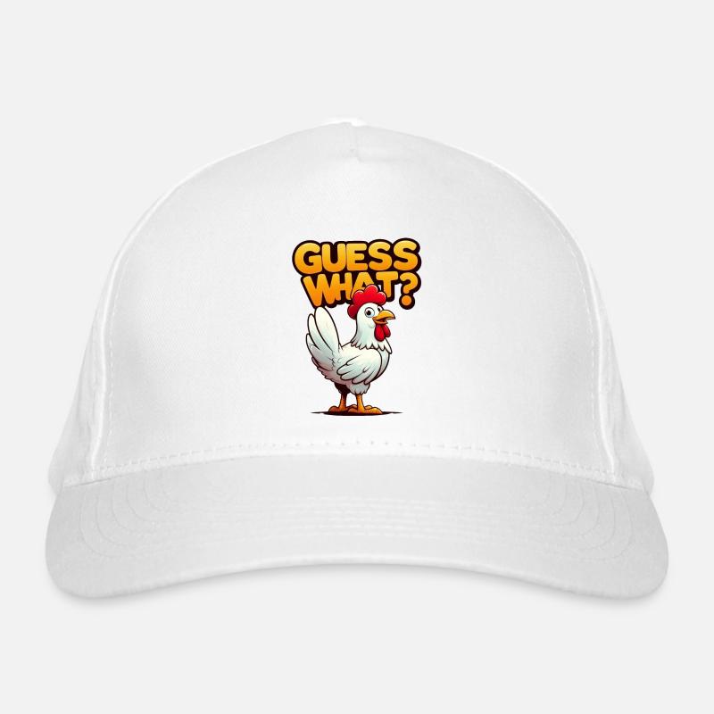 Drôle de poulet, MÉGOT DE POULET, DEVINEZ QUOI ? Casquette classique bio