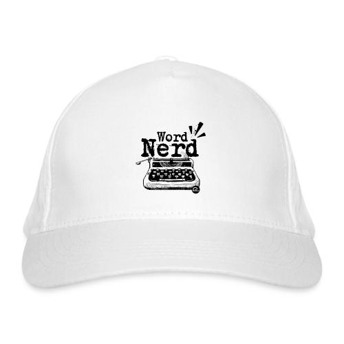 Word Nerd! (black) - Økologisk baseballcaps