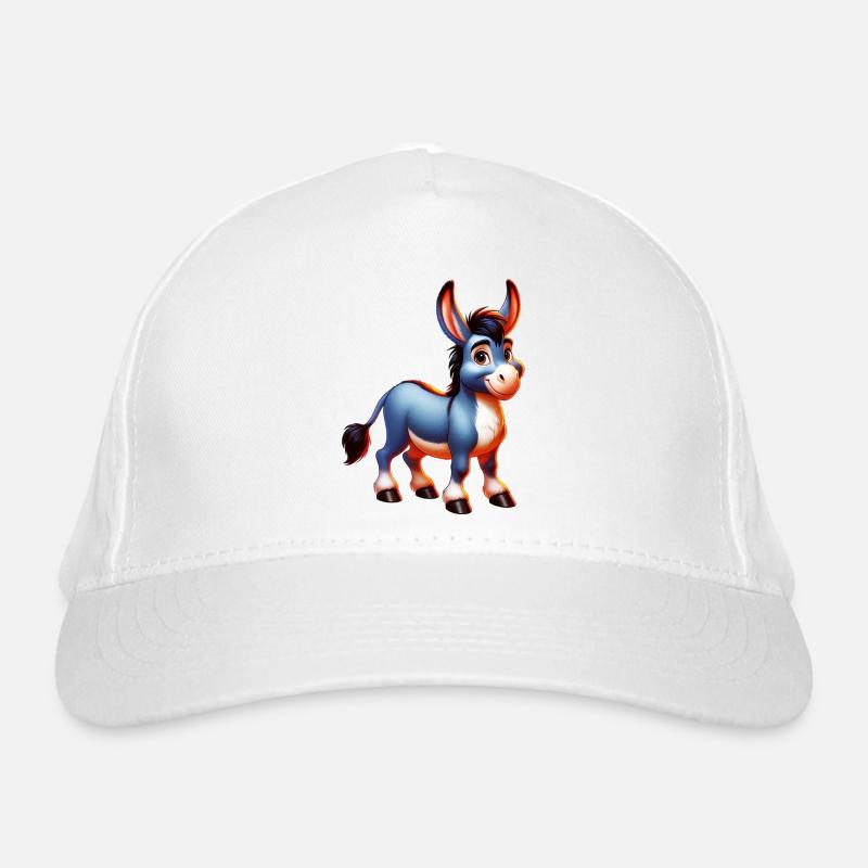 Esel-Maultier Bio-Baseballkappe