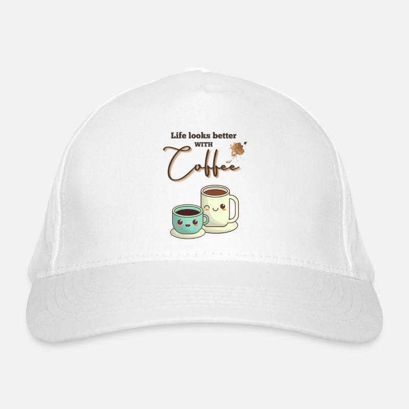 Fueled by Coffee Organic Baseball Cap