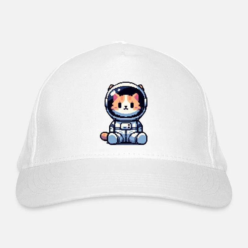 Cosmic Cat Explorer Organic Baseball Cap