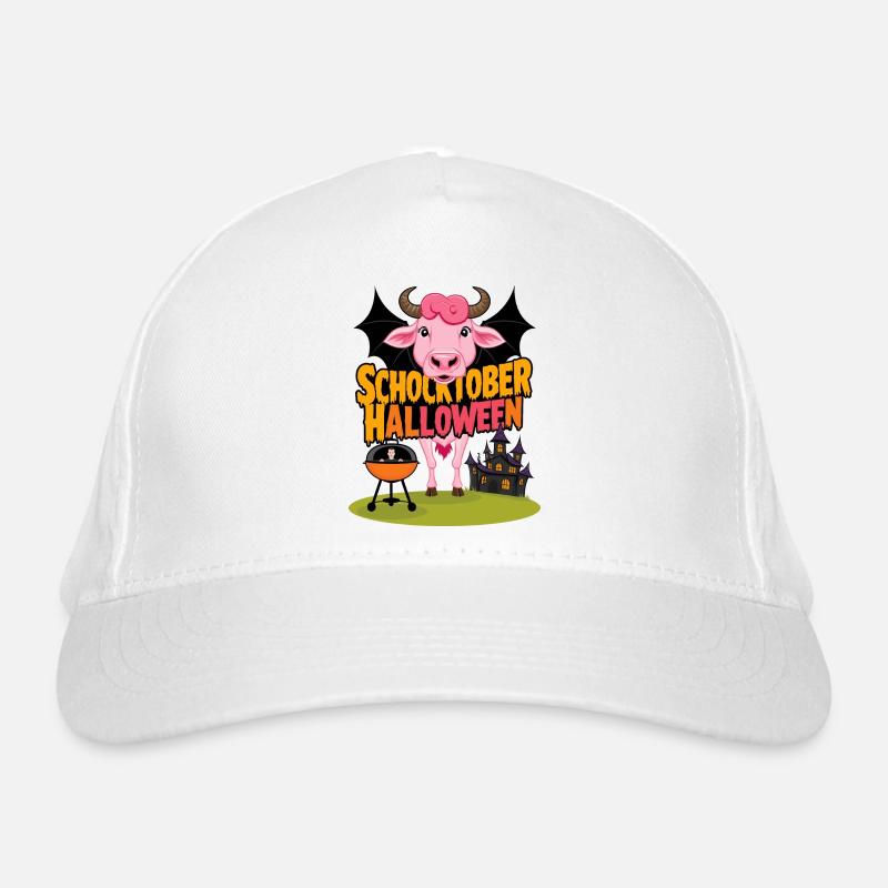Fledermaus Kuh Bio-Baseballkappe