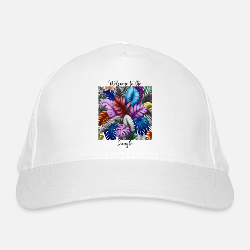 Tropischer Regenbogen Bio-Baseballkappe