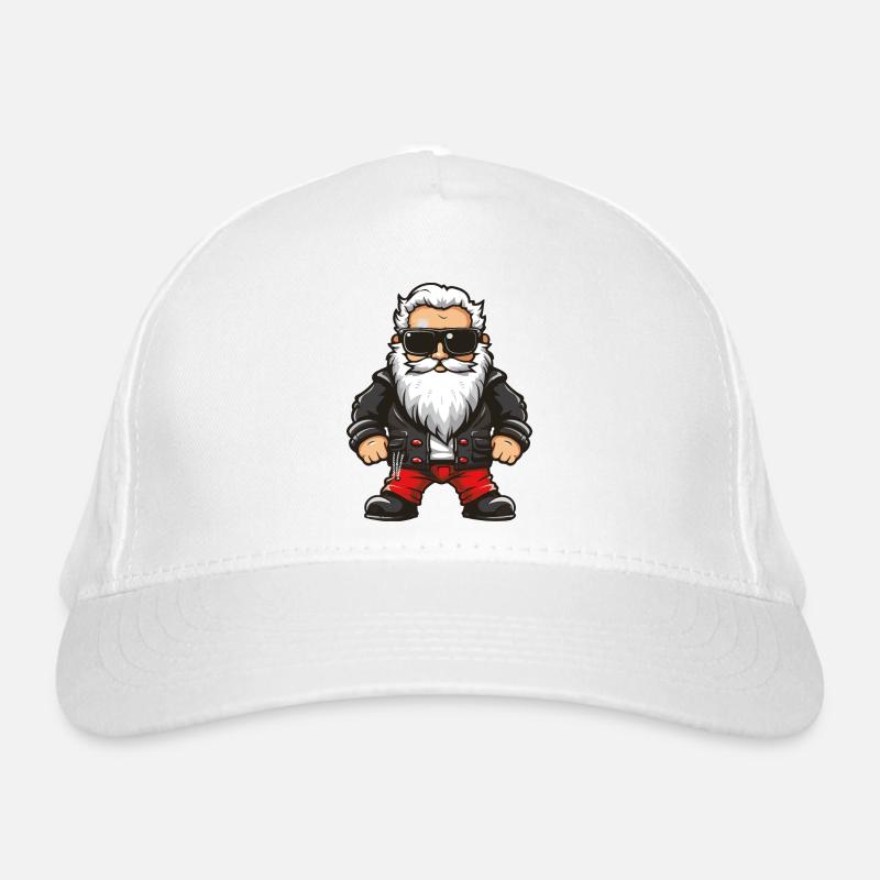 weihnachtsmann cool Bio-Baseballkappe