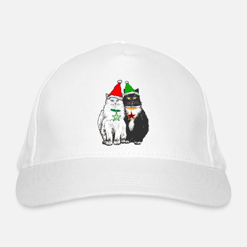 DIE WEIHNACHTSKATZEN Bio-Baseballkappe