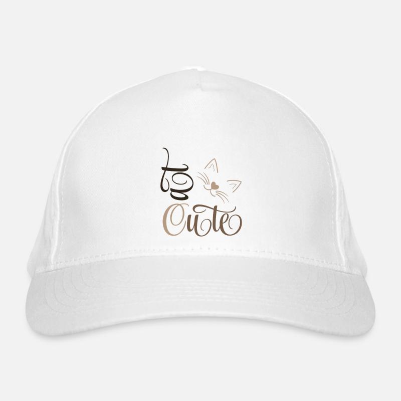 Cute cat Casquette classique bio