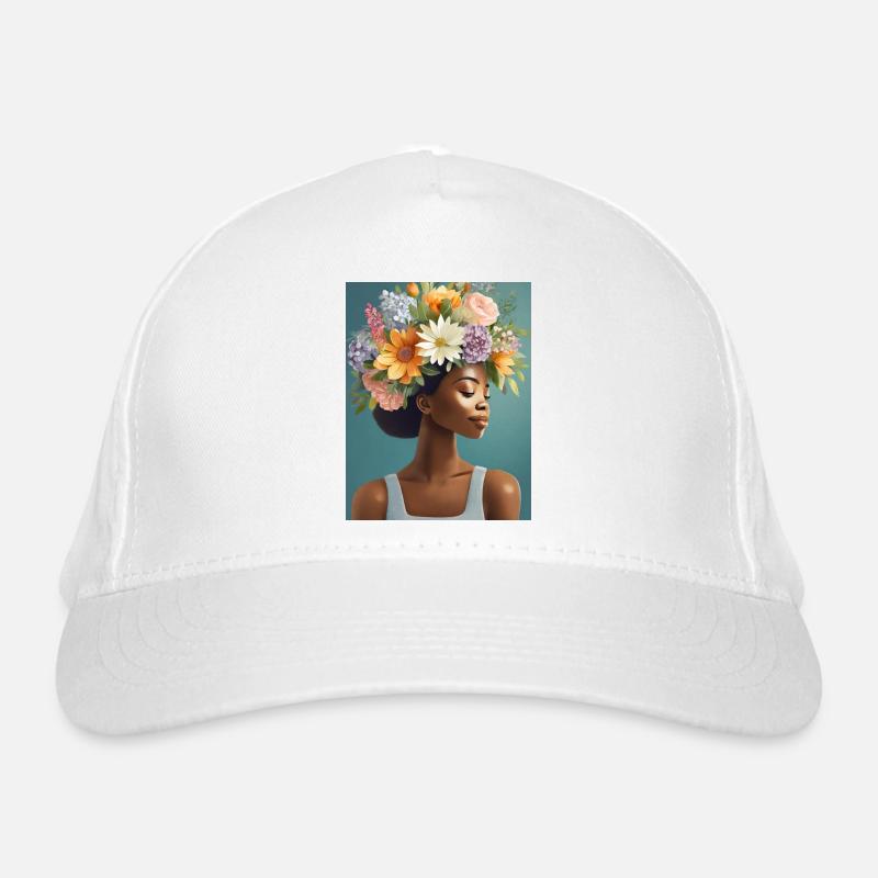 Flower Crown 3 Organic Baseball Cap