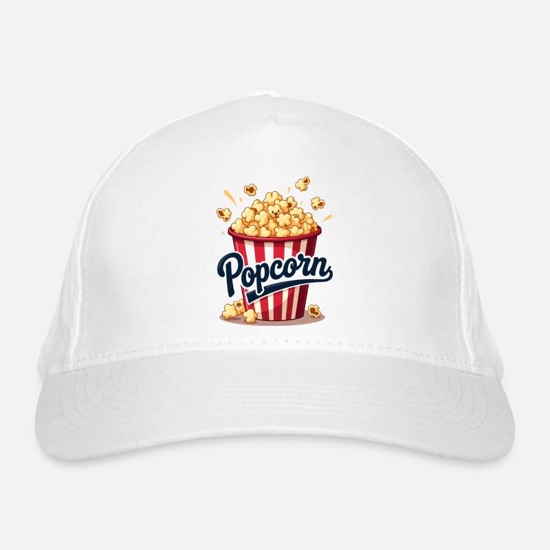 Karneval Outfit - Popcorn Kostüm Bio-Baseballkappe