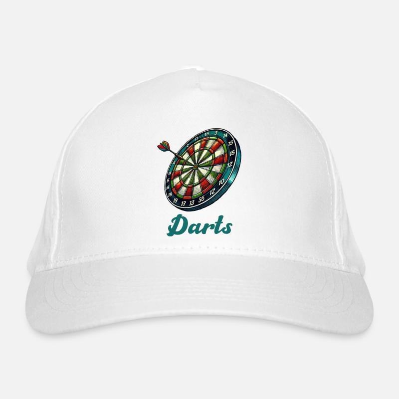 Dartboard Darts Organic Baseball Cap