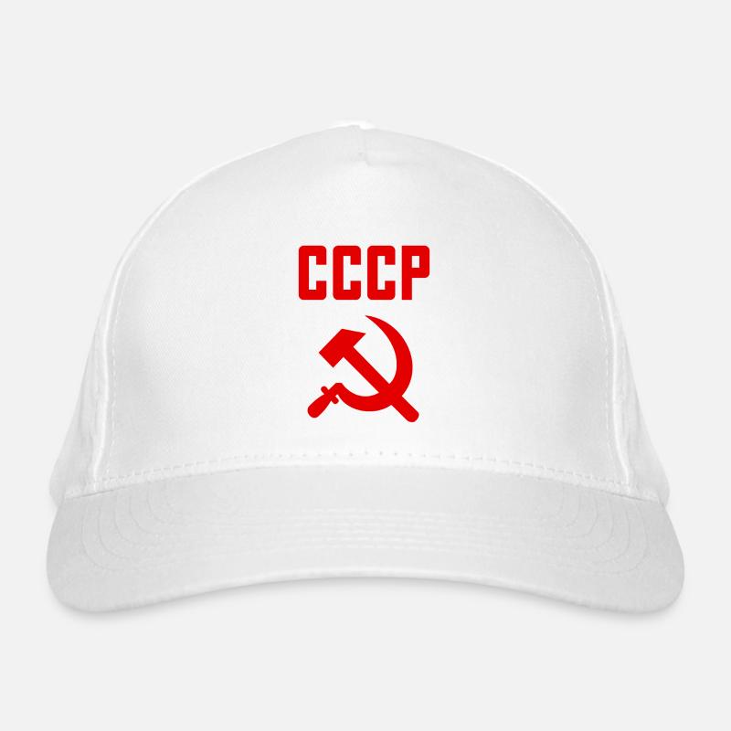 Soviet - Hammer and Sickle Soviet Union - Communist Organic Baseball Cap