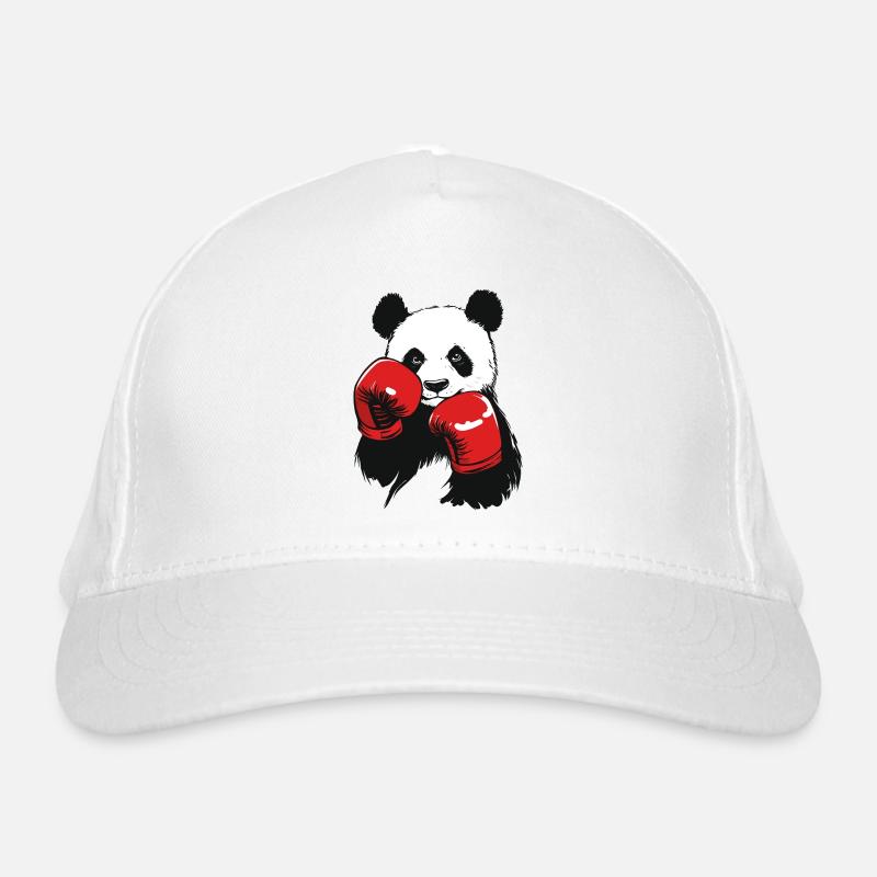 Gants de boxe Boxing Panda Rouge Casquette classique bio