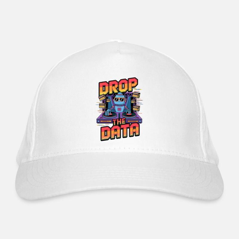 Déposez les données DJ Robot Techno Design Casquette classique bio