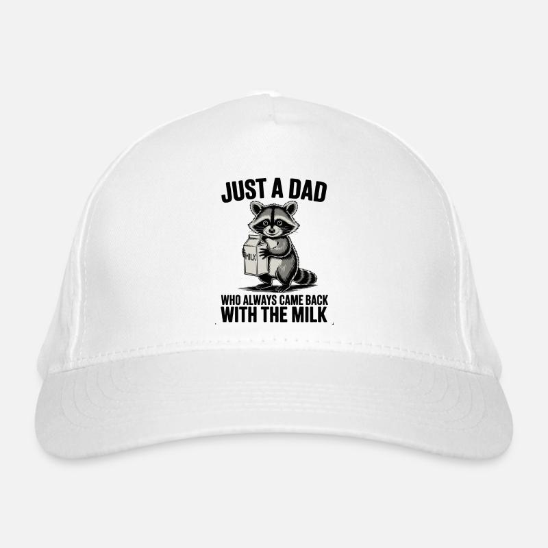 Funny Dad Joke Milk Comeback Design Bio-Baseballkappe