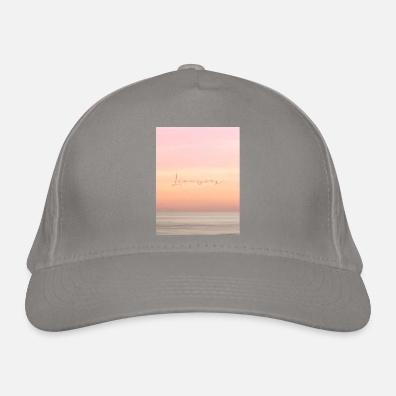 L’amour gagne Casquette classique bio