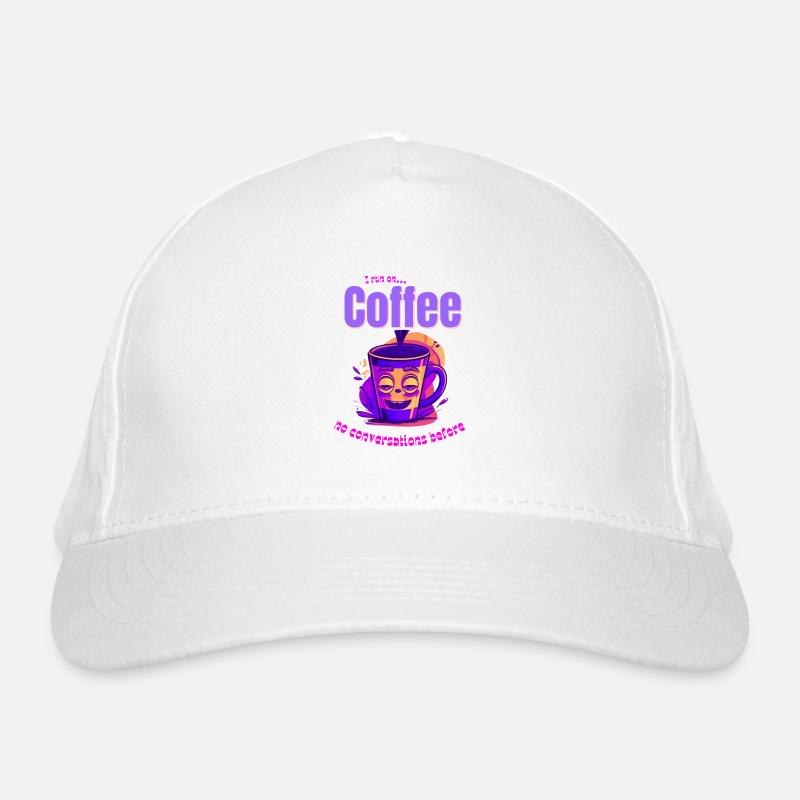 Coffee Mood – No Conversations Before Coffee Organic Baseball Cap