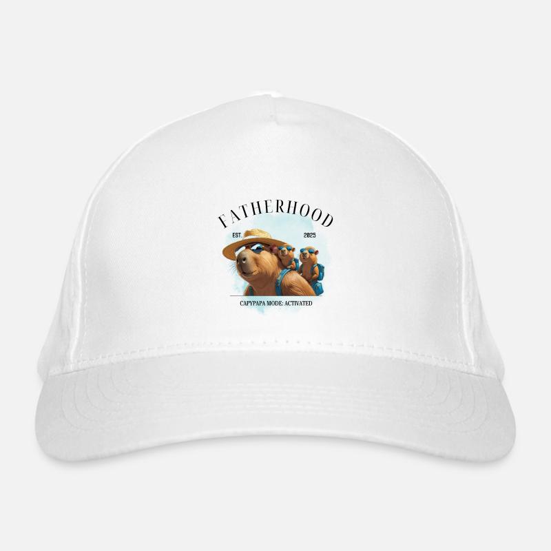 Paternité EST. 2025 – Mode Capypapa activé Casquette classique bio