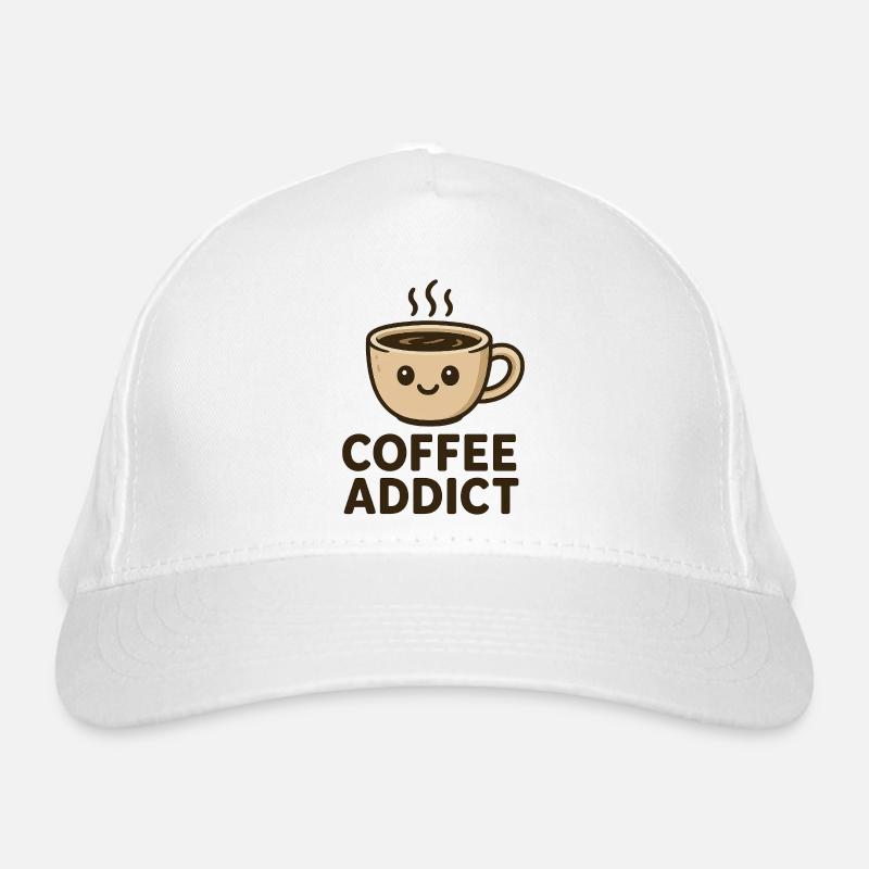 Coffee Addict Organic Baseball Cap