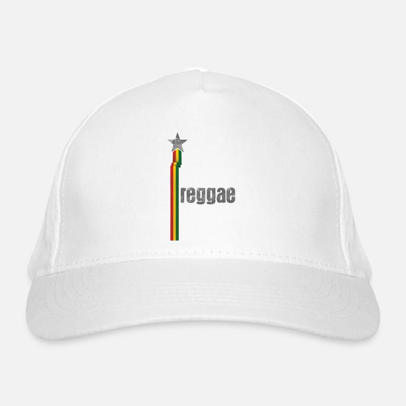 Reggae Star Rasta Logo Design Bio-Baseballkappe