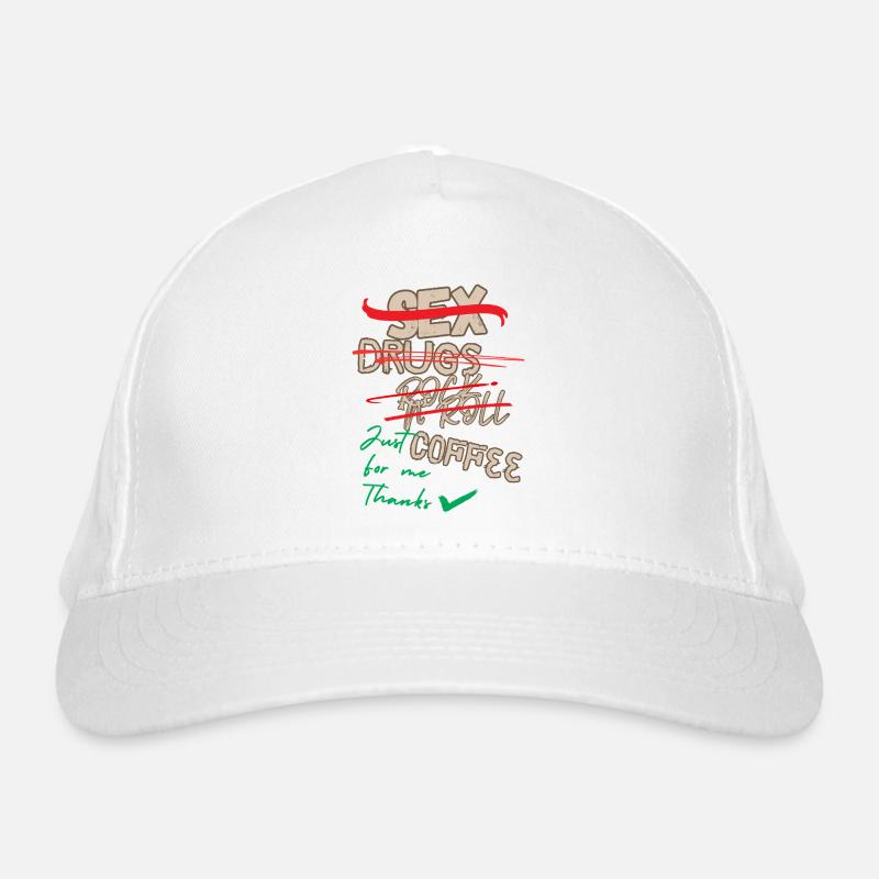 Just coffe for Me Organic Baseball Cap