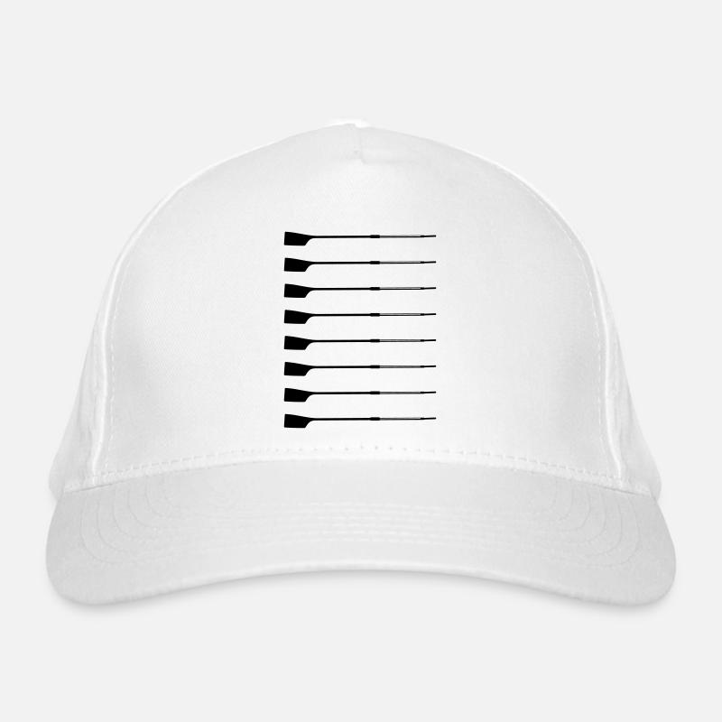 Achter-Ruder – Silhouette  Bio-Baseballkappe