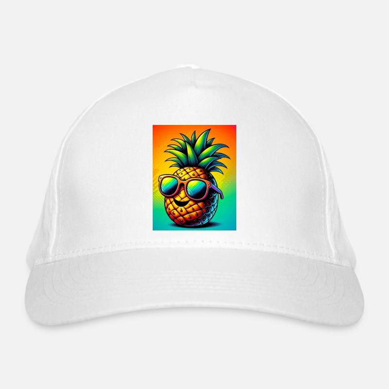Pineapple Organic Baseball Cap