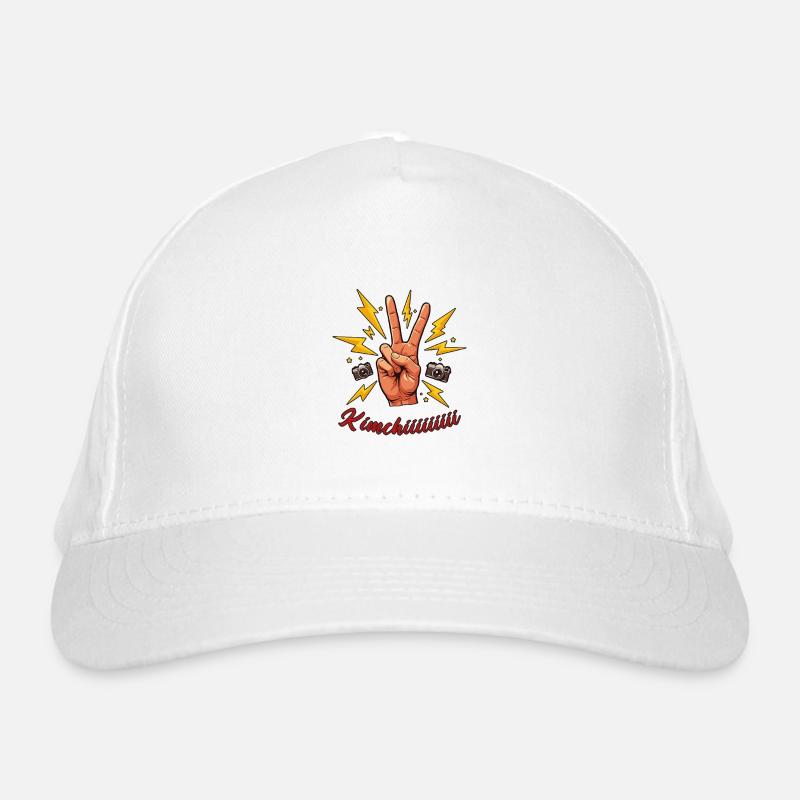 Sag Kimchiiiiii – Victory Hand Korea Fun Design Bio-Baseballkappe
