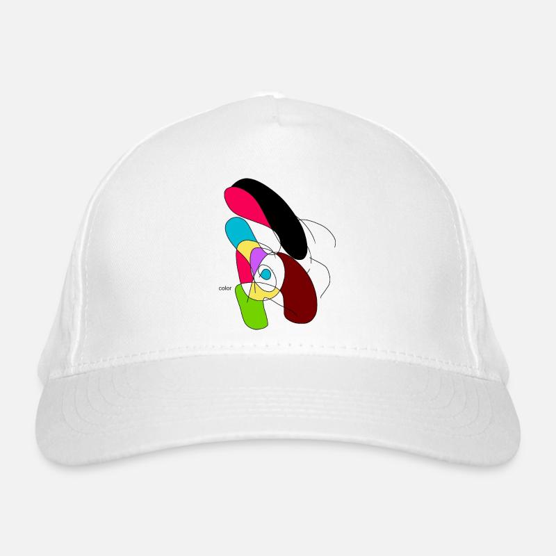 Bunter Abstract Papagei Bio-Baseballkappe