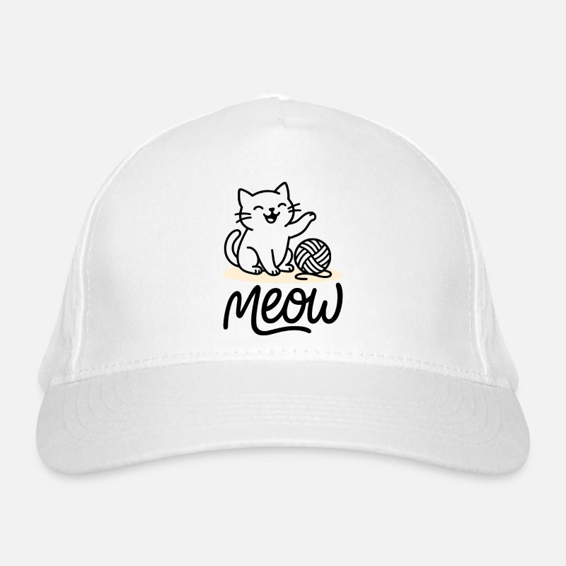 Miaou Chat Casquette classique bio