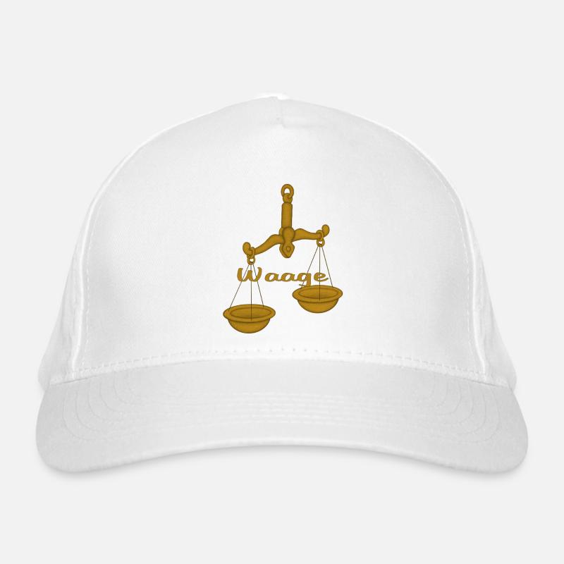 Sternzeichen Waage Bio-Baseballkappe