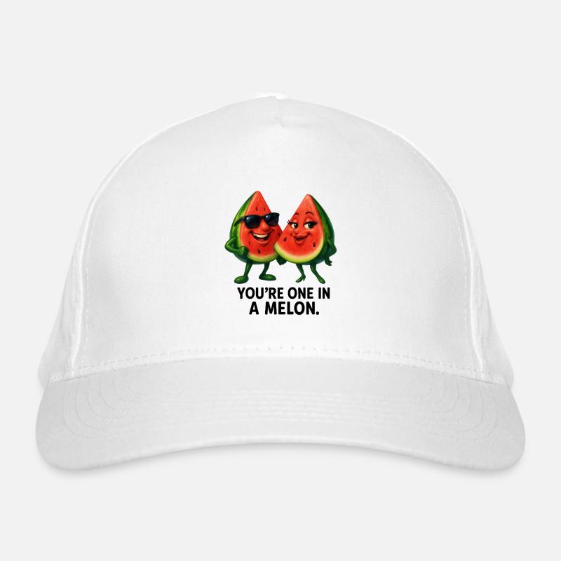 Un dans un duo melon Casquette classique bio