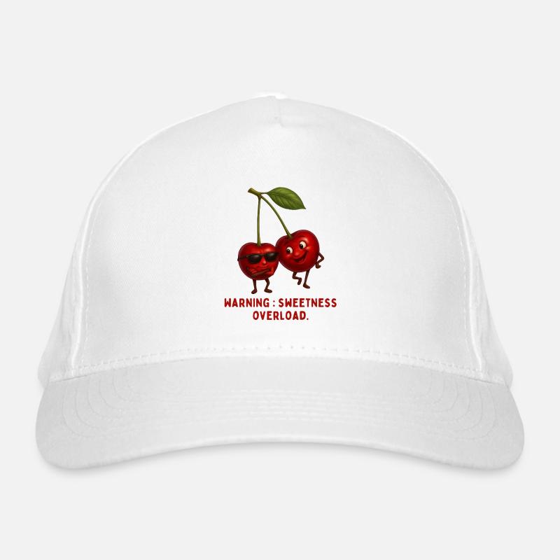 Cherry Charm: Sugar Shock Warning Organic Baseball Cap