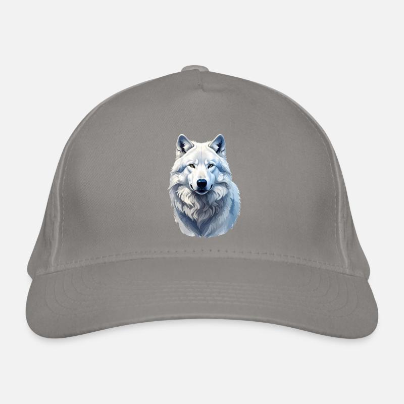 Polarwolf Bio-Baseballkappe