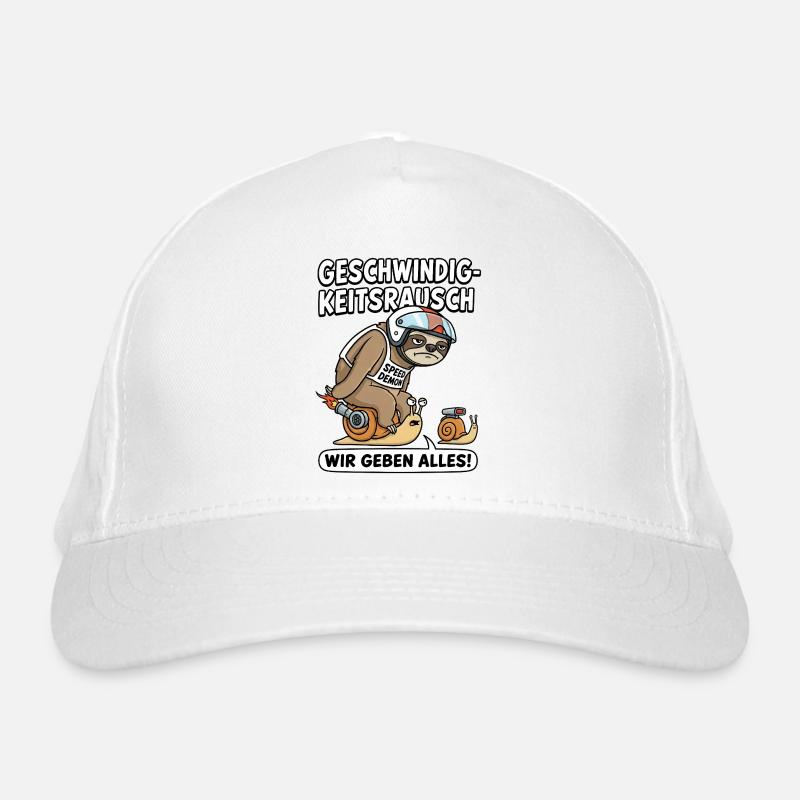 Speed Rush: Fast Snail Organic Baseball Cap