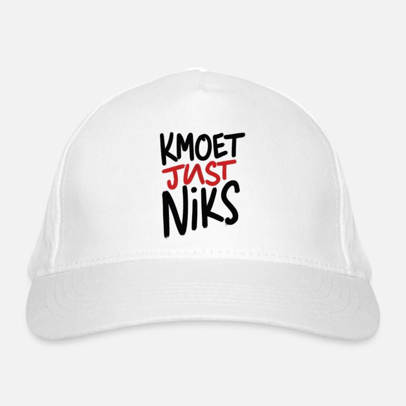 Just Niks Graffiti Red Black Organic Baseball Cap