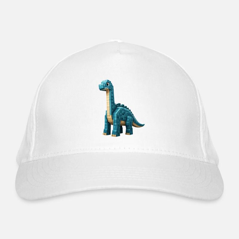 Pixel Brontosaurus Bio-Baseballkappe