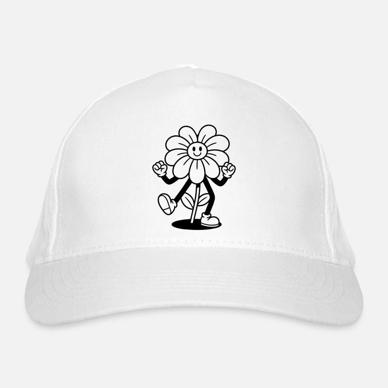 flower Organic Baseball Cap