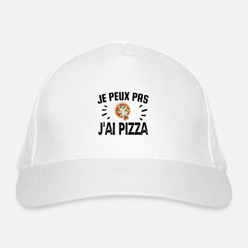 je peux pas j'ai pizza Casquette classique bio