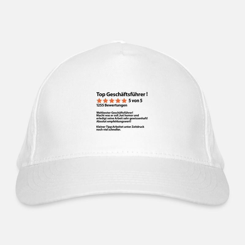Verabschiedung Abschiedsgeschenk Geschäftsführer Bio-Baseballkappe