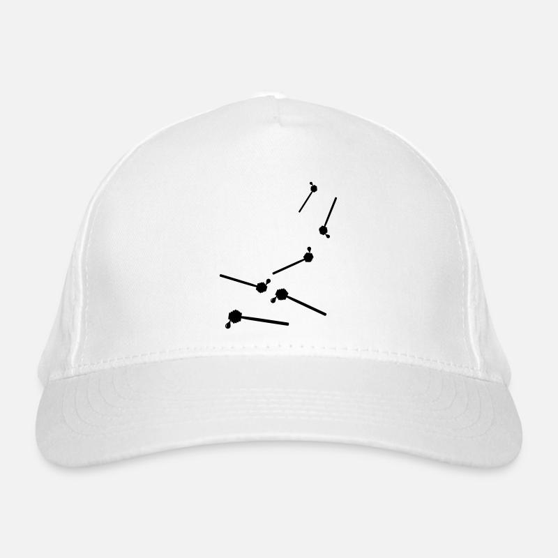 Stick chisel symbol beekeeper honey Organic Baseball Cap
