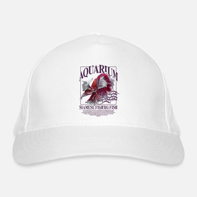 Betta Kampffisch Bio-Baseballkappe