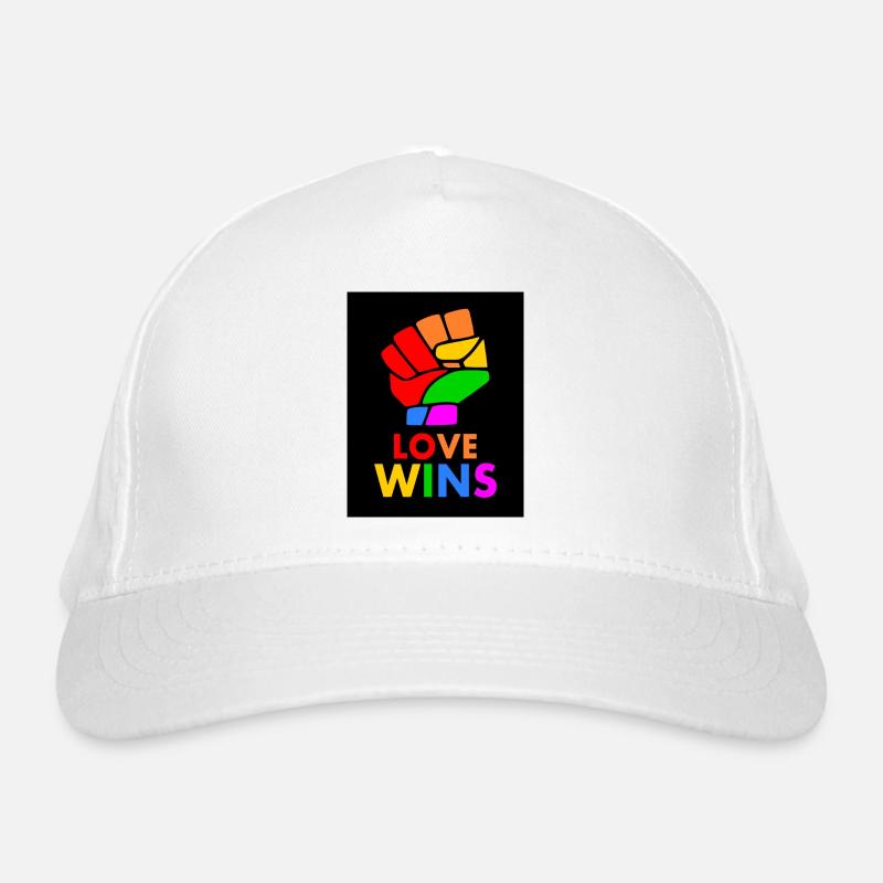 Love wins Bio-Baseballkappe