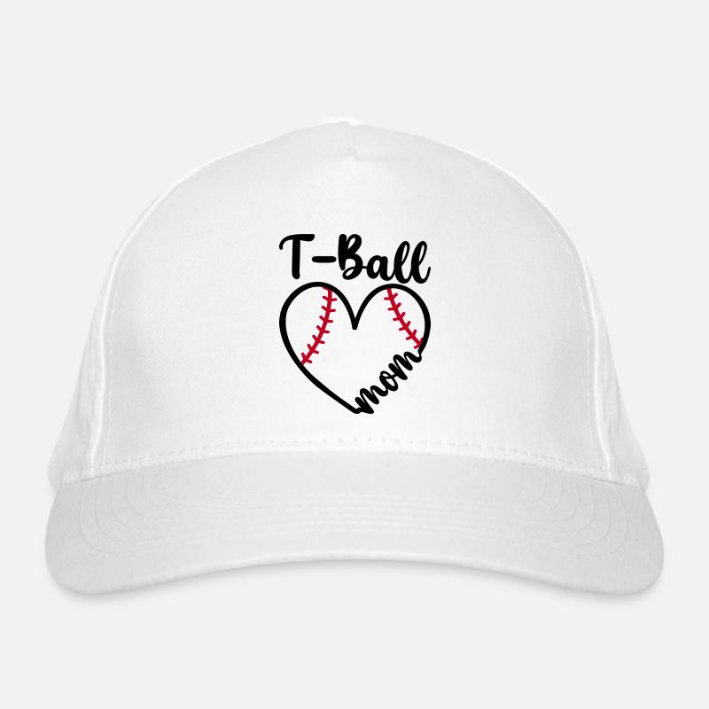 Maman Joueuse De T-Ball Fan De Baseball Casquette classique bio