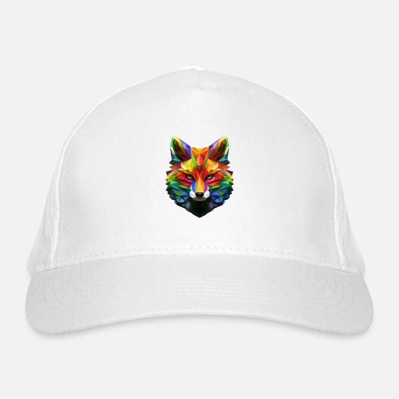 Colorful Fox 3 Organic Baseball Cap