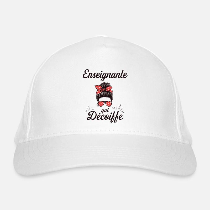 Chignon Enseignante Géniale Super Enseignante Casquette classique bio