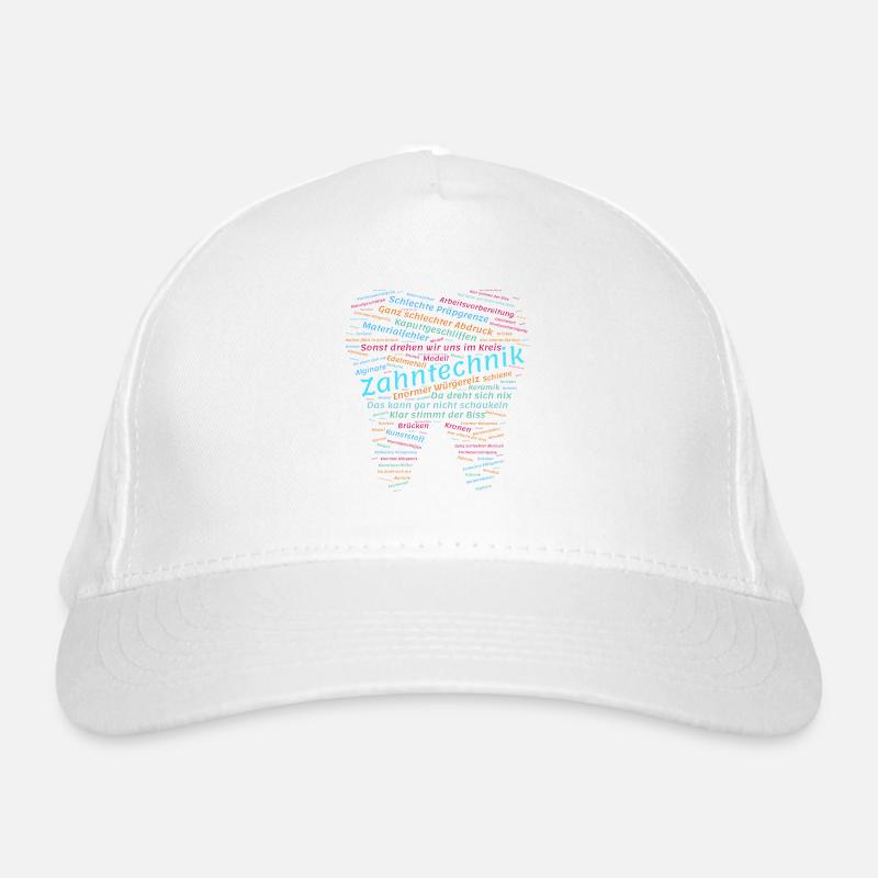 Dental Technology Bullshit Wordcloud colorful Organic Baseball Cap