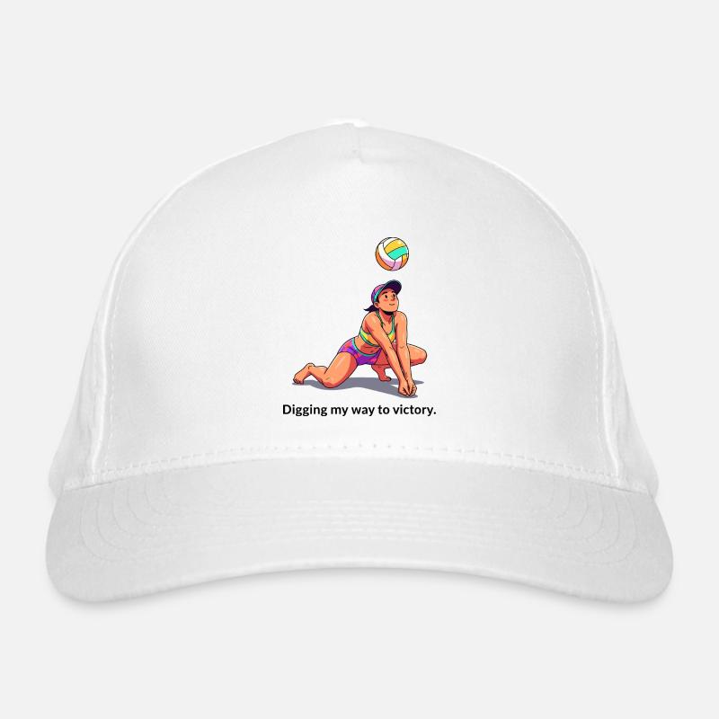 Beach volleyball player Organic Baseball Cap