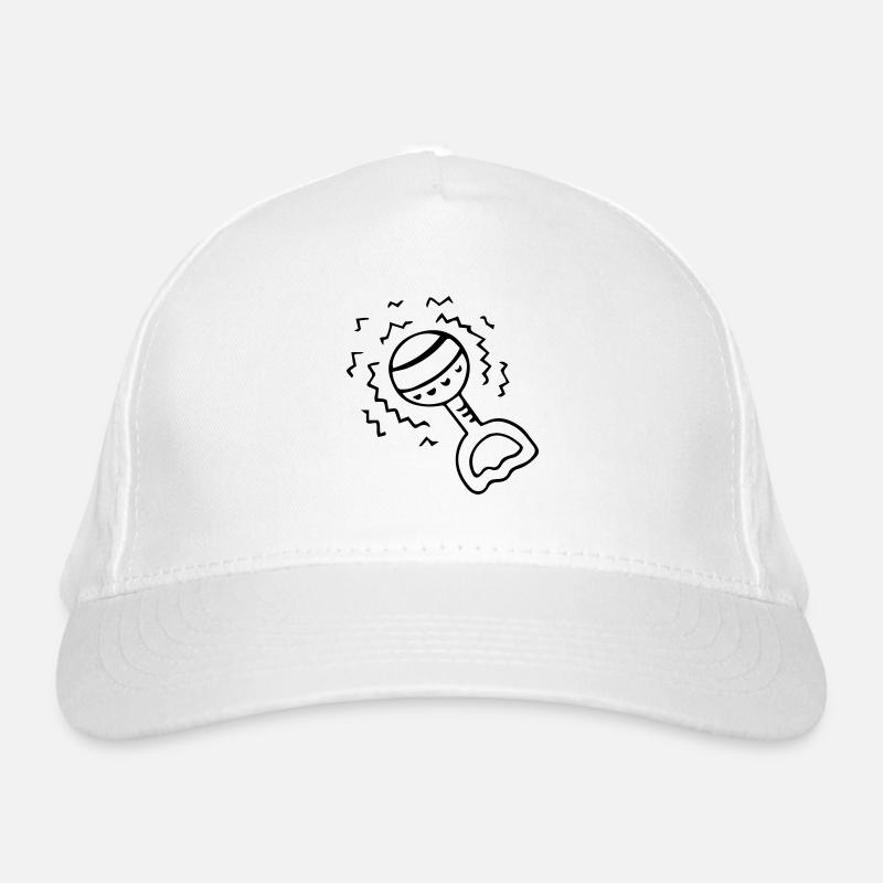 Bébé hochet naissance de bébé Casquette classique bio