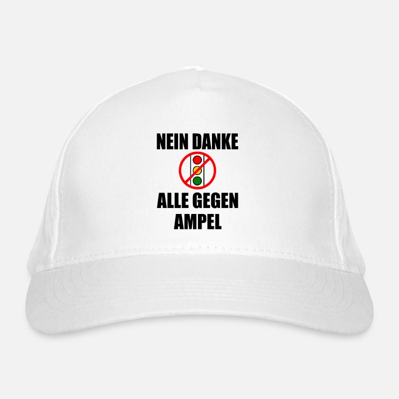 ampel nein danke Bio-Baseballkappe