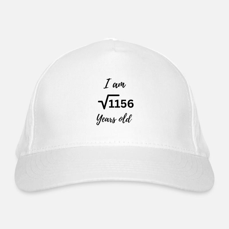 34 Years – Birthday Statement Number Design Organic Baseball Cap